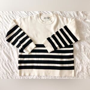 English Factory Stripe Sweater